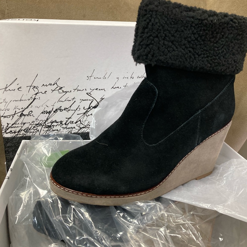 Wedge booties
